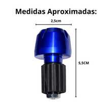 Universal Handlebar Weight For Motorcycles And Scooters With Blue Anodized Finish, Anti-Vibration And Easy Installation - 1 Unit Blue Handlebar Weight Model B - View 8