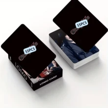 1 Hộp 55 tấm ảnh hai mặt phong cách K-POP SKZ - Thẻ ảnh sưu tầm, thể hiện vẻ ngoài và sức hút cơ bắp, thích hợp để trang trí bưu thiếp, một món quà tuyệt vời cho người sưu tầm K-POP và người hâm mộ SKZ. - Nhiều màu - Xem 6