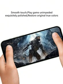 5 piezas Protector de pantalla de vidrio templado ultra claro, de alta definición y material de alta dureza que protege contra arañazos e impactos, resistente al agua, resistente a las huellas dactilares, fácil instalación, compatible con iPhone 17 Pro Max/17 Pro/17 Air/17/16e/16 Pro Max/16 Pro/16 Plus/16/15 Pro Max/15 Pro/15 Plus/15/14/13/12 y otros modelos. Accesorios esenciales para la protección de pantallas, aplicables para uso diario, oficina y hogar. Protector de pantalla de teléfono a prueba de golpes, resistente a caídas y arañazos. - transparente - Ver 6