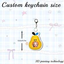 1 Customized Facial Keychain, Personalized Keychain, Suitable For Father's Day, Mother's Day, Halloween, Christmas Eve, Valentine's Day, Birthdays, Personalized Anniversaries - Yali - Multicolor - View 9