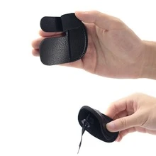 1 Set Outdoor Archery Gear (Arm Guard + Finger Tab), Archery Practice And Competition Equipment - Black - View 5