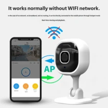 1080P HD Wireless WiFi Home Security Network Surveillance Camera With Night Vision And Two-Way Audio - Multicolor - View 1