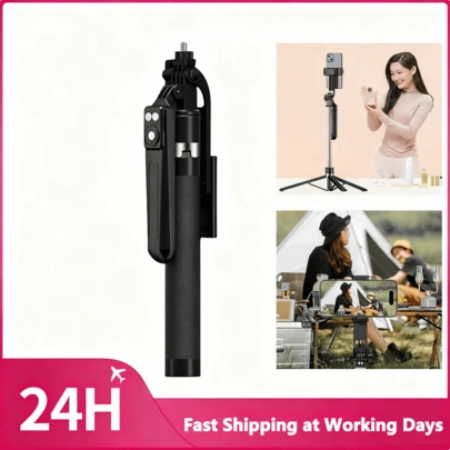 1.7m BSLIUFANG New Tripod With Bluetooth Remote Shutter, Wireless Selfie Stick With Phone Holder
