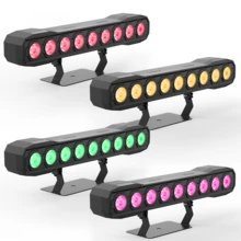 Bañador de pared de 60 W, 9 LED RGBW para KTV, luz de baño para fiestas en bares, luz de DJ con efecto estroboscópico para Navidad, iglesias, discotecas, bodas y bares. - Tipo de Enchufe B USA (110-127V) - Ver 13