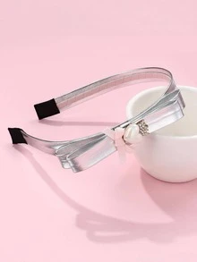 1pc Girls' Faux Pearl Shell Crown Bow Headband, Suitable For Daily Use - Multicolor - View 9