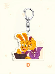 1 قطعة سلسلة مفاتيح أكريليك بطبعة شخصية كرتونية من FNAF بطراز Y2K، سلسلة مفاتيح أكريليك لخمس ليال في فريدي، سلسلة مفاتيح السيارة، إكسسوار حقيبة يومي، تميمة حقيبة، سلسلة رقبة، حامل مفاتيح. مثالي كهدايا لصديق، صديقة، أفراد الأسرة، أطباء، ممرضات، هدايا عيد الحب، ديكور الهاتف المحمول وغير ذلك. - متعدد الألوان - مشاهدة 6