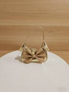 儿童蝴蝶结手提包，有大号和小号两种尺寸可选，大号可装手机，新款春秋时尚包包，小女孩时尚小包，公主包，女孩零钱包，时尚迷你包，超可爱手提包，圣诞礼物，生日礼物，糖果包，口红包，个性化小包，购物零食包，配饰包，手提包，T台包 - 蝴蝶結 - 查看 11