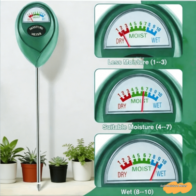 1pc Soil Moisture Meter, Suitable For Gardening, Greenhouse, Flowers, Orchards, Also For Indoor Plant Soil Moisture Measurement, Applicable For Indoor And Outdoor Plants