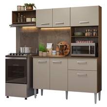 MADESA Baker's Racks - Brown and Cream - View 11
