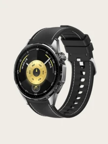 20mm/22mm 通用硅胶表带，双面硅胶材质，缝线设计，质感升级，防水易清洁，仿皮纹理，金属表扣，适用于华为手表、Garmin手表、Amazfit手表等通用接口手表，男女款均有5种颜色可选。