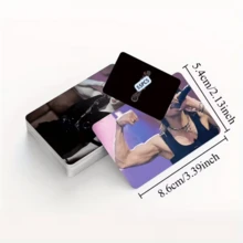 1 Hộp 55 tấm ảnh hai mặt phong cách K-POP SKZ - Thẻ ảnh sưu tầm, thể hiện vẻ ngoài và sức hút cơ bắp, thích hợp để trang trí bưu thiếp, một món quà tuyệt vời cho người sưu tầm K-POP và người hâm mộ SKZ. - Nhiều màu - Xem 8