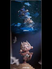 Pop Mart SKULLPANDA 悖论之门系列盲盒收藏品（12款常规设计+1款隐藏版），神秘暗黑可爱艺术人偶，采用机械框架结构，饰以花卉和鸟类图案，做工精细，层次分明，充满奇幻细节，悖论主题艺术设计，适合 SKULLPANDA 粉丝、盲盒收藏家和暗黑风格爱好者，可作为桌面或家居装饰，也是馈赠亲朋好友和艺术玩具收藏家的理想礼物。 - 彩色 - 查看 7