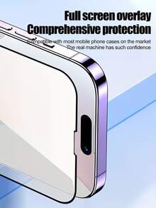 2 Packs Full Coverage 9H Tempered Glass Screen Protector . 9H 9D High-Definition Tempered Glass Screen Protector, Full-Screen Tempered Glass Protection, Scratch-Resistant And Long-Lasting Screen Protection, Compatible With Apple . Screen Protection Essentials