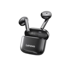 Lenovo EA186 半入耳真無線耳機 無線通話降噪 AI智慧天線強抗干擾 觸控手勢操作 磁吸充電倉 適配安卓與iOS 黑色 - 黑色 - 查看 8