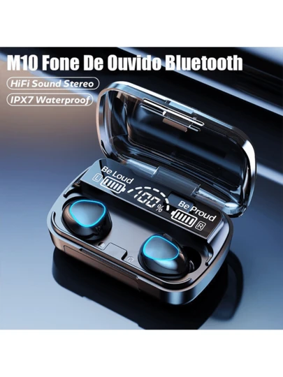 Fone De Ouvido M10 Headset Sem Fio Bluetooth Envio Imediato