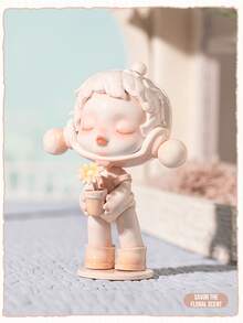 SKULLPANDA Temperature Series Blind Box Collectible (12 Desain Reguler + 1 Versi Tersembunyi), Figur Seni Bertema Harian Hangat & Nyaman, Koleksi Blind Box Cocok untuk Meja, Halloween, Kotak Misteri Natal - MultiWarna - View 5