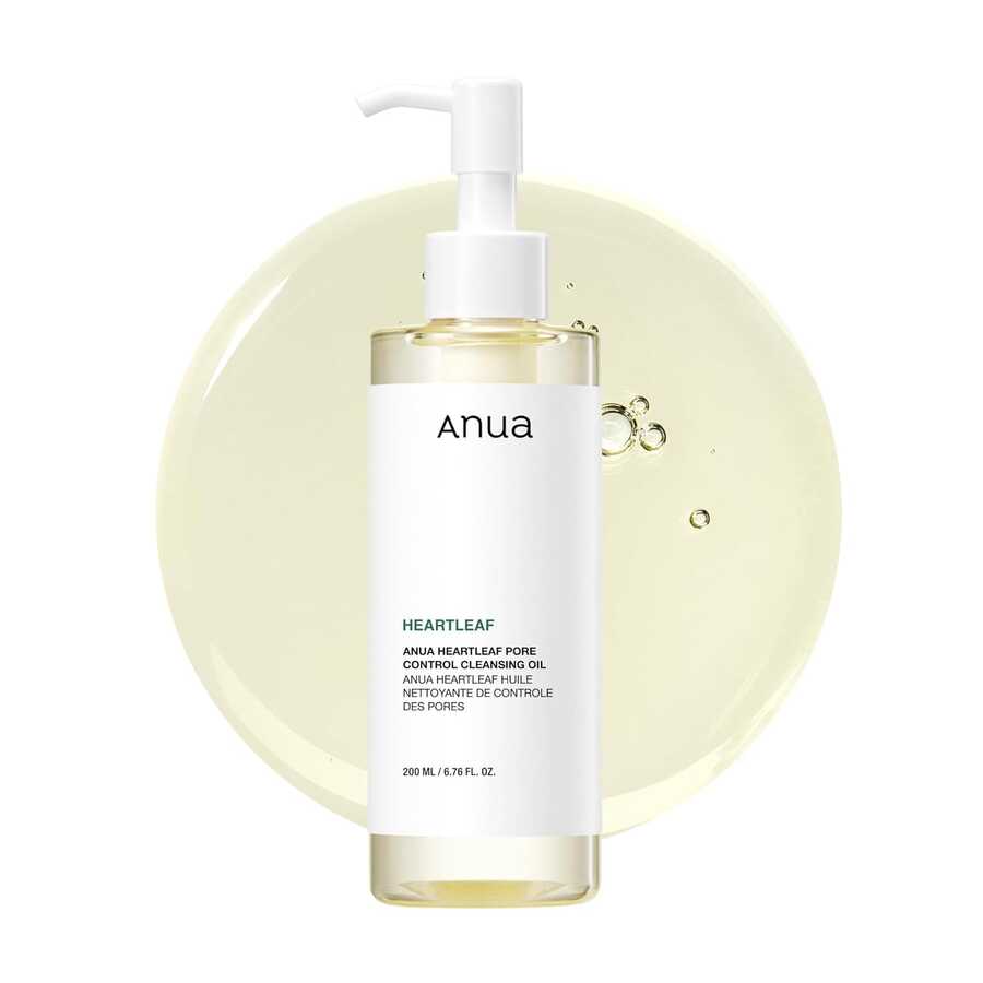 AnuaHeartleaf Pore Control Cleansing Oil, Pore Cleanser, Sebum Care, Gentle Melting Facial Oil Cleanser, Suitable For All Skin Types, Daily Moisturizing,Korean Skin Care 6.76 Fl Oz(200ml) - 保濕 - 查看 1