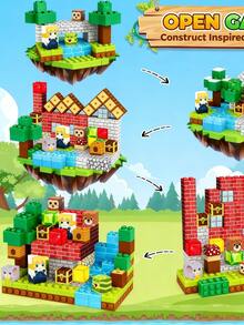 140pcs/150pcs Magnetic Building Blocks, Magnetic Toys For Stacking And Building, Magnetic Cubes Sensory STEM Toys For Kids 3-5, 4-6, 5-7, 6-8 Years Old Boys And Girls, Birthday Gift, Travel And Outdoor Game - Multicolor - View 2