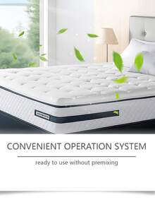 床垫清洁剂，适用于清洁床垫、地毯、窗帘、沙发和床上用品，无需用水即可清洁，深层去除污渍，渗透并分解顽固污垢，家用清洁产品，帮助您轻松保持家居清洁。 - 彩色 - 查看 7