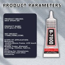 50ml/110ml B7000 Rhinestone Glue, Strong Multi-Purpose Adhesive, Suitable For Repairing Ceramic, Porcelain, Metal, Plastic, Wood And Wooden Furniture; Also Can Be Used For False Nails, Soft Nail Patches, DIY Jewelry, Fabrics, Phone Repair And Crystal Gems. - Multicolor - View 4