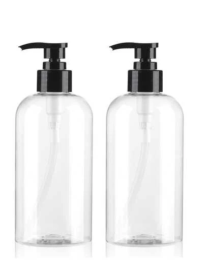 Reusable Transparent Pump Bottle, Refillable Dispenser Bottle, Pump Bottle For Cosmetics, Acetone Container, Travel Bottle, Travel Accessories, Dorm & Bathroom Essentials, Beach Travel Storage, Summer Holiday & Back To School Necessity