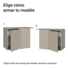 Mueble De Cocina Esquinero Madesa Nice 1 Puerta Crema - Beis - Ver 4