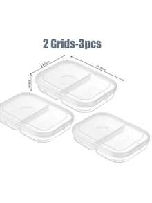 1/5 hộp đựng thực phẩm chuẩn bị sẵn - Hộp cơm bento 6 ngăn có thể tái sử dụng, phù hợp cho gia đình, trường học, công sở và du lịch, có thể dùng làm hộp đựng thức ăn, hộp đựng đồ ăn nhẹ, hộp cơm trưa kiểm soát khẩu phần cho người lớn, khay đựng trái cây. - Nhiều màu - Xem 17