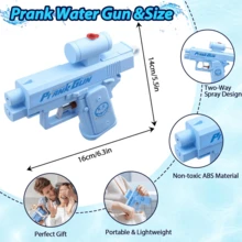 1pc Prank Water Gun, Reversible Water Gun Prank, Suitable For Parties And Summer Fun, Funny Novelty Toy, Swimming Pool Beach Water Fight Activity Creative Gift, April Fool's Day Toy - Multicolor - View 3