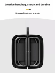 1 件黑色、米色和红色可折叠椅，可收纳至口袋中，适合春季户外便携式折叠椅、凳子、钓鱼凳、旅行露营等场合，坚固耐用。 - 彩色 - 查看 8