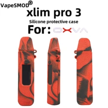 VapeSMOD Silicone Case For OXVA XLIM Pro 3, Liquid Silicone Textured Design, Soft, Full Coverage Anti-Slip Protective Cover, Shockproof, Suitable For Festivals, Celebrations, Occasions, Seasons, Gift For Friends
