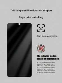 4片装防窥钢化玻璃屏幕保护膜，兼容三星Galaxy S23，防碎裂、防刮擦、超高清，适用于Galaxy S23/A14/S20 FE/A54/S22/A15/A25/A35/A34/S23 FE/A17等机型，屏幕保护必备品，适用于日常、办公、家庭使用。手机屏幕保护膜，手机配件，隐私屏幕保护膜，防水、防震、防摔、防刮擦。 - 黑色 - 查看 8