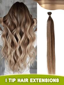 I-Tip Hair Extensions, Human Hair, I-Tip Hair Extensions - Invisible, Pre-Bonded Straight Fusion Hair Extensions, Unisex, I-Tip Hair Extensions, Human Hair Extensions, 1B Natural Black Straight Hair, I-Tip Keratin Hair Extensions, Invisible - Multicolor - View 116