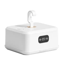 Secadora portátil mejorada con ciclo 3D, secadoras portátiles para departamentos, dormitorios, viajes de negocios, secadora eléctrica con control remoto, modo de doble velocidad, secado. - Tipo de Enchufe A USA (110-127V) - Ver 9