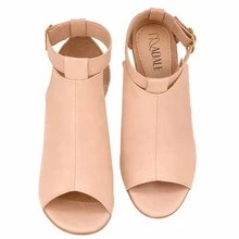 Zamarini Women's Ankle Boots Sandals, Comfortable, Soft, Casual - Khỏa thân - Xem 6