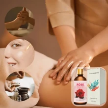 100ml/30ml/10ml Rose Essential Oil, Moisturizing Rose Facial Oil, Smooth Skin Fragrance Skin Care Oil, Pure Plant Extract Oil - Rose Scent - View 5