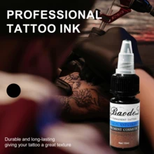7pcs 15ml Premium Tattoo Ink, Tattoo Ink Set, Long-Lasting Body Art Standard Pigment, Makeup Gift, The Best Choice For Tattoo Artists And Beginners - Multicolor - View 3