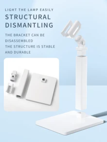 XEIJAYI 1pc Mini Rechargeable UV LED Nail Lamp With Stand, Suitable For Fast Drying Gel Nails, UV LED Gel Nail Polish Dryer, Nail Art Tools, Rechargeable Salon Equipment - White - View 7