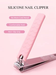 4pcs/Set Professional Manicure Set - High Quality Stainless Steel Sharp Nail Clippers With Soft Silicone Handles, Nail Care Tools For Trimming Fingernails, Toenails And Thick Nails, Portable Travel Design For Men And Women, Durable Beauty Accessory, Great Gift Idea - Multicolor - View 5