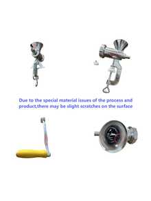 1pc Multifunctional Hand Crank Meat Grinder, Multifunctional Sausage Maker, Can Crush Chili, Vegetable Chopper, Garlic Grinder, Outdoor Household Kitchen Tools - Multicolor - View 11