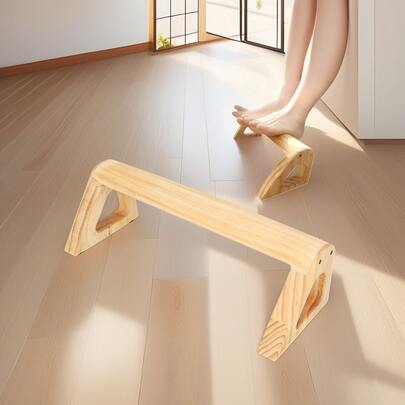 木製 フットレスト 足置き台 青竹踏み デスク下 自然素材 素足用 デスクワーク テレワーク 足裏マッサージ