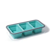 1/2/3/4 Compartment Foldable Silicone Bento Box - Microwave & Oven With Airtight Lid, Suitable For Meals, Soups And Desserts, Space Saving - Multicolor - View 25