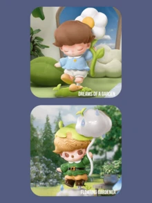 POP MART DIMOO “编织奇迹”系列盲盒收藏品，包含12款普通版+2款隐藏版，梦幻灵感设计，探索梦境与现实的界限，柔和的奇幻与诗意美学，以及如梦似幻的叙事，包含隐藏版“幸运梦”和“招财猫”，是DIMOO粉丝和盲盒收藏家的理想之选。 - 彩色 - 查看 7