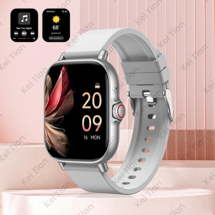 新款多功能智能手表（接听/拨打电话），1.83英寸，带短信和通话功能、内置多种运动模式、计步器、天气提醒，适用于男性女性节日礼物，兼容 Android 和 IOS 系统 - 多色 - 查看 10
