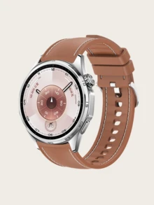 20mm/22mm 通用硅胶表带，双面硅胶材质，缝线设计，质感升级，防水易清洁，仿皮纹理，金属表扣，适用于华为手表、Garmin手表、Amazfit手表等通用接口手表，男女款均有5种颜色可选。