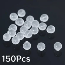 Handmade DIY Jewelry Earring Accessories, Anti-Slip Anti-Lost Silicone Ear Plugs - Transparent - View 14