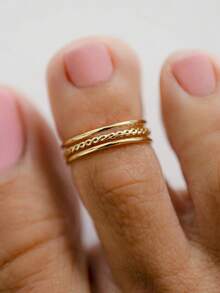 1PC Toe Ring, Adjustable Toe Ring, Foot Jewelry, Beach Jewelry, Summer Jewelry, Body Jewelry, Birthday Gift, Gift For Her Boho Jewelry - Foot Ring - View 1