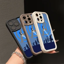 Marvel Avengers Themed Phone Case Featuring Iconic Characters From The Avengers Franchise. Compatible With IPhone 17, 16, 15, 14, 13, 12, And 11 Pro Models, With Shockproof Protection. A Perfect Gift For Fans And Collectors, Ideal For Birthdays, Holidays, And Special Occasions. What Superhero Patterned Phone Case Design Combines Style And Protection. - màu nâu - Xem 3