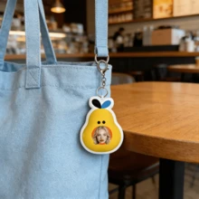 1 Customized Facial Keychain, Personalized Keychain, Suitable For Father's Day, Mother's Day, Halloween, Christmas Eve, Valentine's Day, Birthdays, Personalized Anniversaries - Yali - Multicolor - View 3