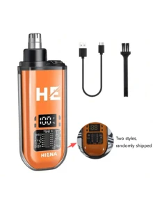 电动鼻毛耳毛修剪器，男女通用鼻毛去除器，迷你便携式USB充电不锈钢刀片静音电机鼻毛清洁器，节日礼物，面部毛发去除，修容工具