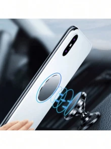 1pc Magnetic Foldable Car Phone Holder, Universal Strong Phone Stand, Compatible With IPhone 15/14/13 Pro Max, With GPS Bracket, Car Accessories - A - View 4